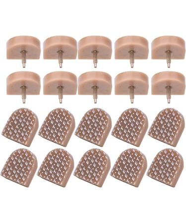 10 Pairs High Heel Tips Replacement - Shoe Repair Accessories for Durable Comfort (613 Beige - Buy Online on GoSupps.com
