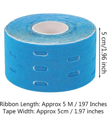 Bandage Wrap - Breathable -Adherent Bandages Sports Wrap Skin-Friendly Elastic Bandage Tape for Grip Wrist Ankle Sprains & Swelling Deyao Blue - Buy Online on GoSupps.com