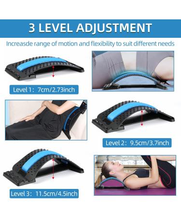 Back Extensor Device - 3 Level Back Stretcher & Neck Stretcher for Pain Relief & Posture Correction | Orthopedic Support - Buy Online on GoSupps.com