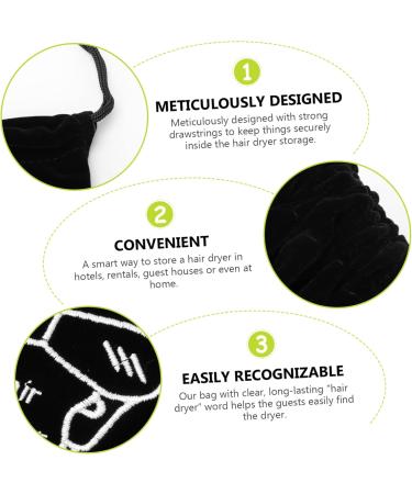 Beavorty 10 Pcs storage bag travel hairdryer barber drawstring bag Hair Dryer Supplies Straightener household - Buy Online on GoSupps.com