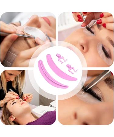Eyelash Separator Tool | Women Makeup Silicone Eyelash Separator Tool | Lash Extension Enhancer Pads for Eyelash Grafting for Working Traveling Purple - Buy Online on GoSupps.com