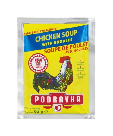 Podravka Chicken Flavored Noodle Soup - 6 Pack (2.2 oz Each) - Buy Online on GoSupps.com