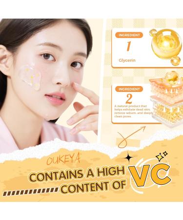 OUKEYA Gel Nettoyant Exfoliant Visage Exfoliation Douce Hautement Active 60 g Pour Peau Sensible - Buy Online on GoSupps.com