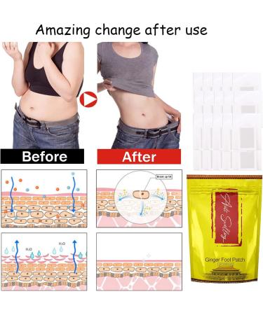 Ginger Detox Foot Patches | Cleanse & Weight Loss | Remove Toxins | Anti-Swelling & Stress Relief | Enhance Circulation | 20PCS - Buy Online on GoSupps.com