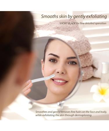 Professional Dermaplane Razor for Women - 14-in-1 Exfoliation Kit with Premium Blades | Gentle Hair Removal & Eyebrow Razors - BEAUTISILK - Buy Online on GoSupps.com