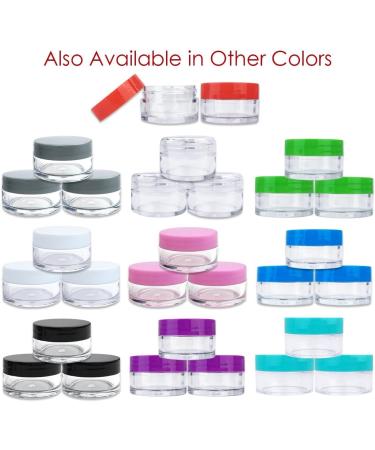 Beauticom 12 Pack 20G/20ML Clear Round Jars with Gray Lids - Ideal for Herbs Spices Loose Leaf Teas & Coffee - BPA Free | International Shipping Available - Buy Online on GoSupps.com