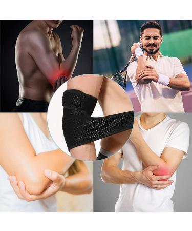 Adjustable Elbow Support Brace for Tendonitis, Golfers and Tennis Workouts - Pain Relief, Arthritis, Sports Injury Rehabilitation - Buy Online on GoSupps.com