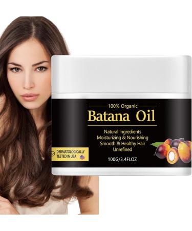 Batana Oil for Hair Growth | Dr. Sebi Batana Oil from Honduras | Raw Natural Hair Growth Oil for Hair Growth and Thickness | Hair Loss Treatments for Women Men - Buy Online on GoSupps.com