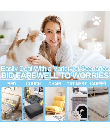 CHORHA Pet Hair Remover Roller - Reusable Dog and Cat Hair Remover for Laundry and Furniture - Blue - Buy Online on GoSupps.com