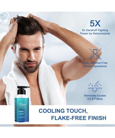 Ketoconazole Shampoo for Dandruff - Extra Strength Antifungal Treatment for Men & Women | Psoriasis & Dermatitis Care - Buy Online on GoSupps.com