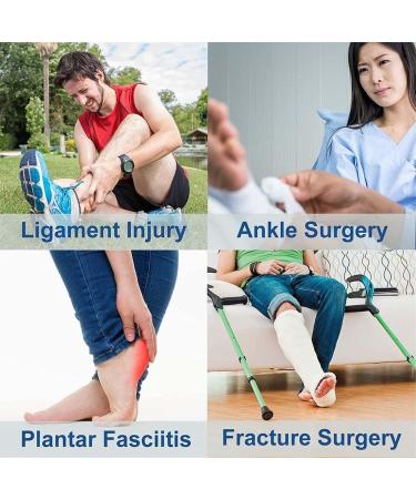 Adjustable Foot Drop Brace & Ankle Foot Orthosis - Night Splint for Plantar Fasciitis & Achilles Tendonitis - Left Foot M Size - Buy Online on GoSupps.com