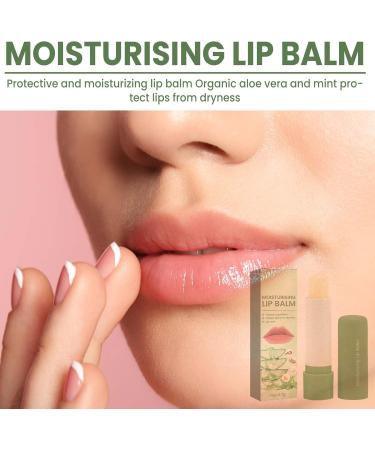 Trendyfave Moisturize Lip Balm Plumping Lip Gloss Aloe Natural Lip Balm Long-Lasting Lip Repair Nutritious - For Dry Lips Treatment for Cracked Chapped Lips Gifts For Girls and Women 1 - Buy Online on GoSupps.com