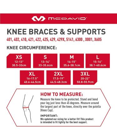 McDavid Side Hinged Knee Brace - Maximum Support & Compression for Stability, Recovery, and Pain Relief - Medium - Buy Online on GoSupps.com
