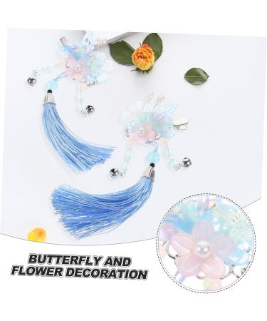 Ipetboom 1 Pair Butterfly Hair Clip Temperament Hair Clip Hair Styling Accessories Chinese Hair Accessories Hair Barrettes Hair Clips for Thick Hair Alloy Child China Pearl - Buy Online on GoSupps.com