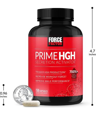 Force Factor Prime HGH Activator Supplement for Men - 150 Capsules - Buy Online on GoSupps.com