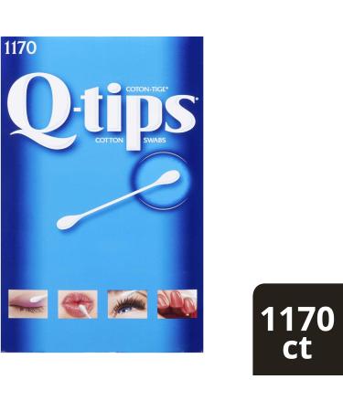 Q-tips Cotton Swabs 1170 Count 1170 Count (Pack of 1) Swabs - Buy Online on GoSupps.com