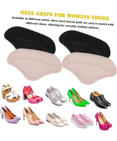 FRCOLOR 4 Pairs Anti-Abrasion Heel Stickers - Comfortable Cushion Pads & Grips for Women - Metatarsal Foot Insole Support - International Shipping - Buy Online on GoSupps.com