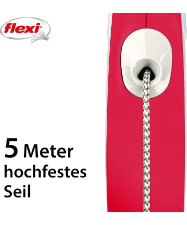 Buy Flexi Dog Leash - Extendable Soft Handle 3/5/8m 20kg Capacity Red Small - International Shipping - Buy Online on GoSupps.com