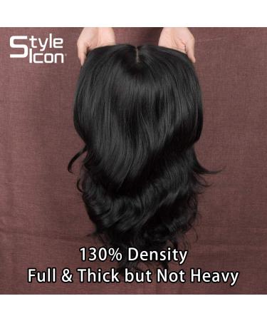 Style Icon Lace Front Wigs - 66cm Long Wavy Black Synthetic Wig for Women | Heat-Resistant 4x4 Deep Part (1 Pack) - Buy Online on GoSupps.com