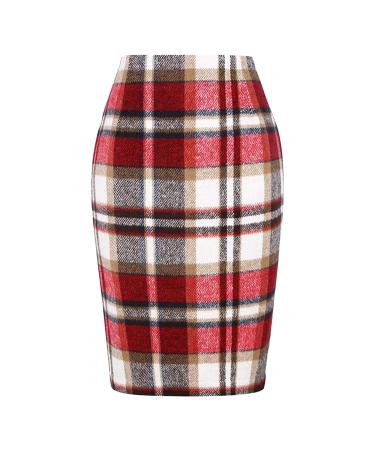 Folding rock Elegant Boho Rock Short Skater Rock For Women Boho Sk. Long simply Elastic waist Winter Teller skirt winter skirt midi winter skirt fold skirt red S