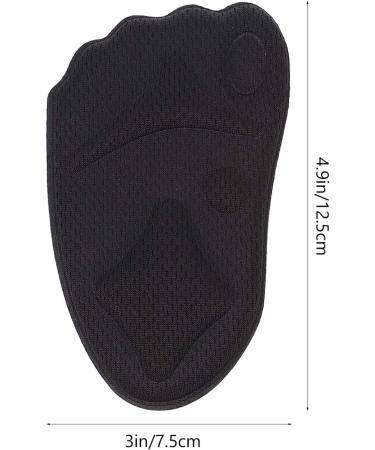 3 Pairs Half Size Forefoot Cushion Inserts - Gel Shoe Pads for Men High Heel & Nonslip Foot Support - Buy Online on GoSupps.com
