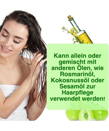  p-beauty Amla Hair Oil for Intense Hair Growth - Fights Dandruff and Hair Loss - Cold-Pressed - Organic and Vegan - Vitamin C - Amino Acid - 3 x 60 ml - Buy Online on GoSupps.com