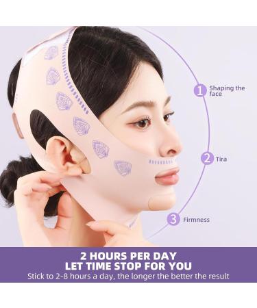 V Line Face Lifting Strap - Chin & Cheek Lift Bandage for Women | Sleep Mask for V Face Lift | Ideal Gift - Buy Online on GoSupps.com