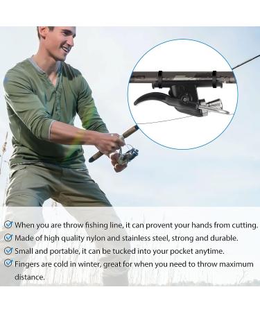 TSV 2 PCS Sea Fishing Casting Trigger - Marine Fishing Rod Clamp Thumb Button Trigger - Bionic Finger for Fishing - Buy Online on GoSupps.com