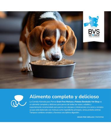 Barakaldo Vet Shop Grain Free Wet Dog Food Hake & Potatoes | 1 unit x 400 g - Buy Online on GoSupps.com