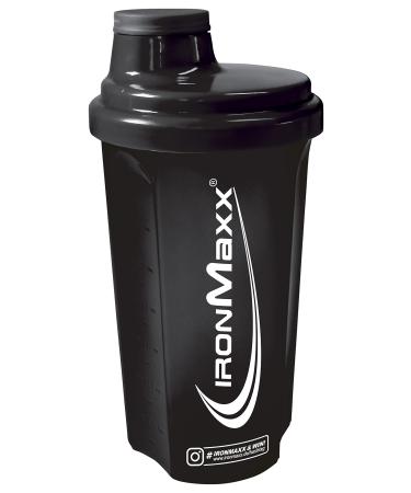 Ironmaxx protein shaker - black 700ml |Protein shaker with rotating clasp sieve & measurement scale |Refrested dishwasher -safe & free of the plasticizer BPA & DEHP - Buy Online on GoSupps.com