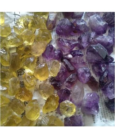 Amethyst Rough Stone 500g Rough Natural Amethyst Stones +500gNatural Citrine Crystal Rough Raw Stone Rock Specimen