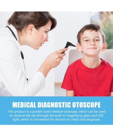 Buy Healifty Otoscope with Light - Portable Ear Diagnostic Tool for Kids Adults & Pets | 5 Otoscopic Covers No Battery Needed - International Shipping - Buy Online on GoSupps.com