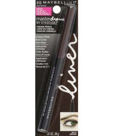 Maybelline New York Eye Studio Master Drama Cream Pencil Liner Bold Brown 415 - 0.01 oz - Buy Online on GoSupps.com