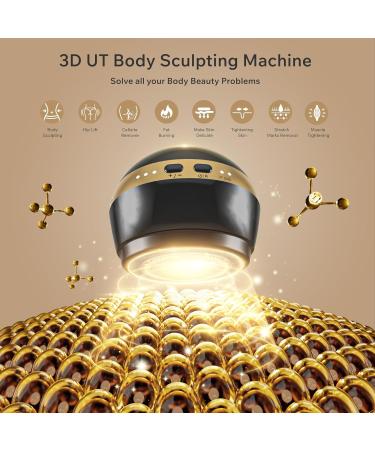 Depsoul Body Massager Professional Handheld Massager 2 in 1 Cordless Electric Massager with 2 Modes 3 Levels for Belly Waist Arm Leg Butt Black - Buy Online on GoSupps.com
