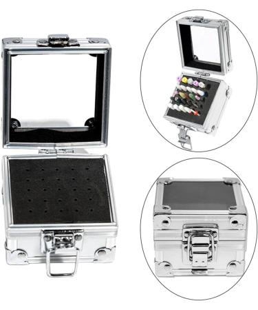 25 Holes Nail Grinding Organizer Box Manicure Accessories Polishing Drill Bits Case Grinding Head Nail Drill Holder Manicure Grinding Head Box B/ - Buy Online on GoSupps.com