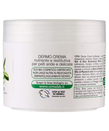 Organic Aloe Vera Body Cream 250ml | Dermo Creme Corpo Biologica - Hydrating & Natural Skincare - Buy Online on GoSupps.com