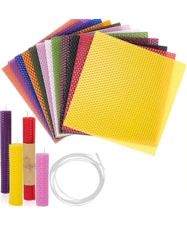 12pcs Wax Sheets for Christmas Home Decoration | Wax Making Supplies for Kids & Adults | Handmade Crafts - Buy Online on GoSupps.com