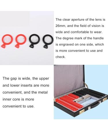 Ophthalmology Optometry Kit 266 Pcs Optical Trial Lens Set Adjustable Trial Frame Optometry Optician Lens Set Eye Test Glasses Optical Trial Lens Set Kit - Buy Online on GoSupps.com