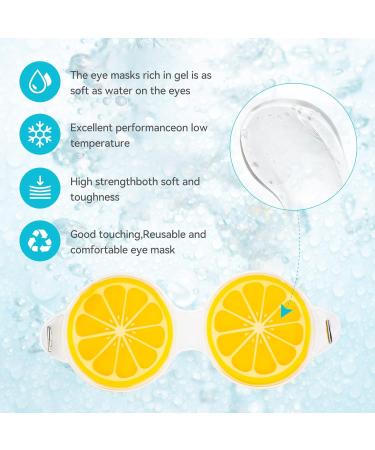 Reusable Gel Eye Mask for Dark Circles & Puffiness - Cold/Hot Packs for Migraine Relief - 3 Pack - Buy Online on GoSupps.com