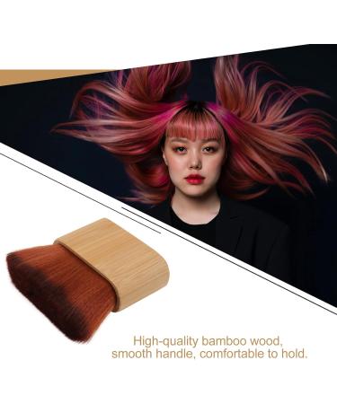 1pc Loose Brush with Wooden Handle Salon Neck Brush Barber Neck Brush Barber Face Cleaning Brush Beard Brush Barber Hair Duster Face Duster Modify Hair Salon Supplies Bamboo - Buy Online on GoSupps.com