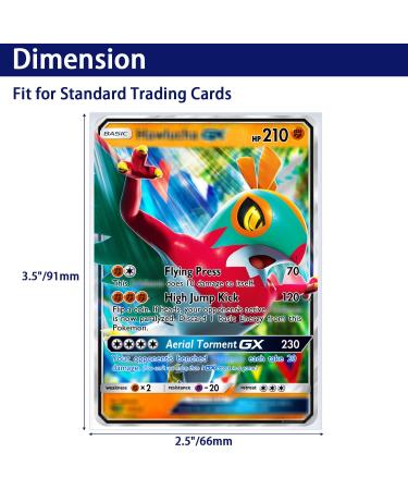 100 Pcs Soft Trading Card Sleeves - Top Loading for Standard 2.5 X 3.5 Cards - Ultra-Clear Protector for Game & Baseball Cards - Buy Online on GoSupps.com