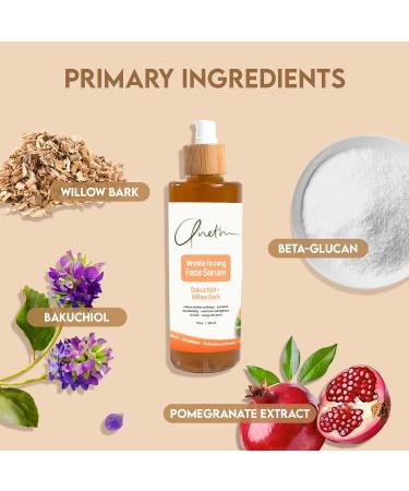 Aneth Wrinkle Firming Face Serum with Bakuchiol & Willow Bark - 11 fl oz | Anti-Aging Skincare for Youthful Skin - Buy Online on GoSupps.com