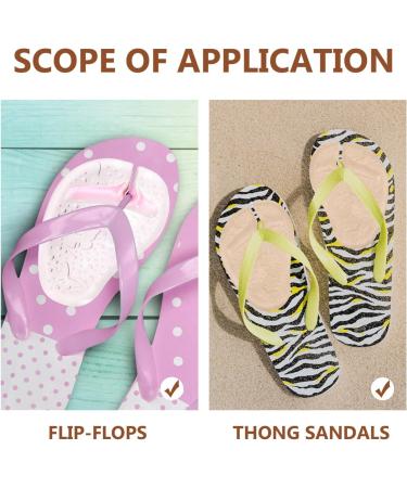 GLEAVI Red Slippers - 5 Pairs Gel Metatarsal Pads Non-Slip Forefoot Shoe Cushions Self-Adhesive Foot Inserts - Buy Online on GoSupps.com