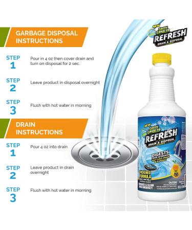 Green Gobbler Garbage Disposal Drain Cleaner & Odor Eliminator - Buy Online on GoSupps.com