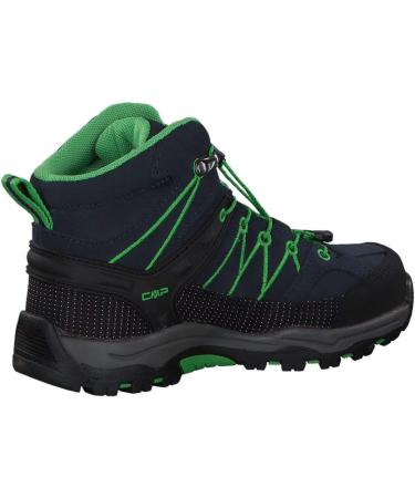CMP Unisex Children's Rigel Mid Shoe WP - Trekking & Hiking Boots in Blue Gecko (35 EU) - Buy Online on GoSupps.com