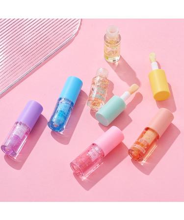 6 Pack Moisturizing Lip Oil for Girls - Soothing Clear Hydrating Lip Balm for Dry Lips - Non-Sticky Glossy Texture - Buy Online on GoSupps.com
