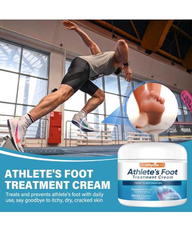Buy Athletes Foot Cream - Fast Acting Treatment for Itchy Feet & Odor Relief - Effective Anti-Itch Formula - Buy Online on GoSupps.com