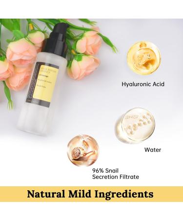 Buy Snail Mucin Serum for Face - 2 PCS Advanced 96% Anti-Aging & Moisturizing Serum for Acne - International Shipping Available - Buy Online on GoSupps.com