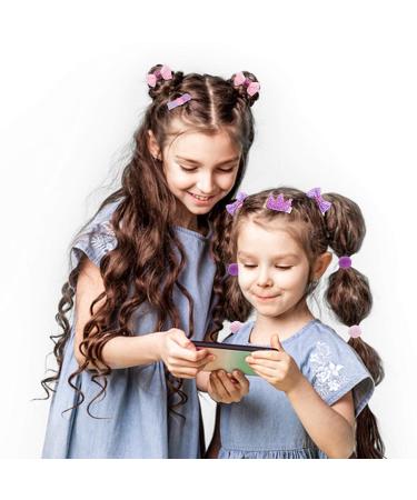 Shop Melliex 36-Piece Hair Clip Set for Girls | Cute Baby Hairpins in Pink & Purple | Ideal for Children s Haircuts & Hairstyles - Buy Online on GoSupps.com