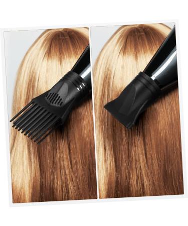 Mikinona 2 Pcs Hair Dryer Nozzle Comb Hair Dryer Accessories Hair Blower Nozzle Flat Headgear Plastic - Buy Online on GoSupps.com